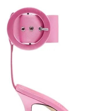 The Attico Last Night buckled-strap sandals - Pink - サムネイル2