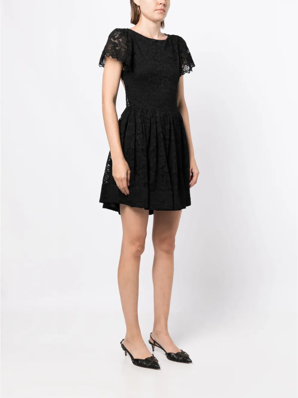 Caroline Constas マルグリット レース ミニドレス - 画像3