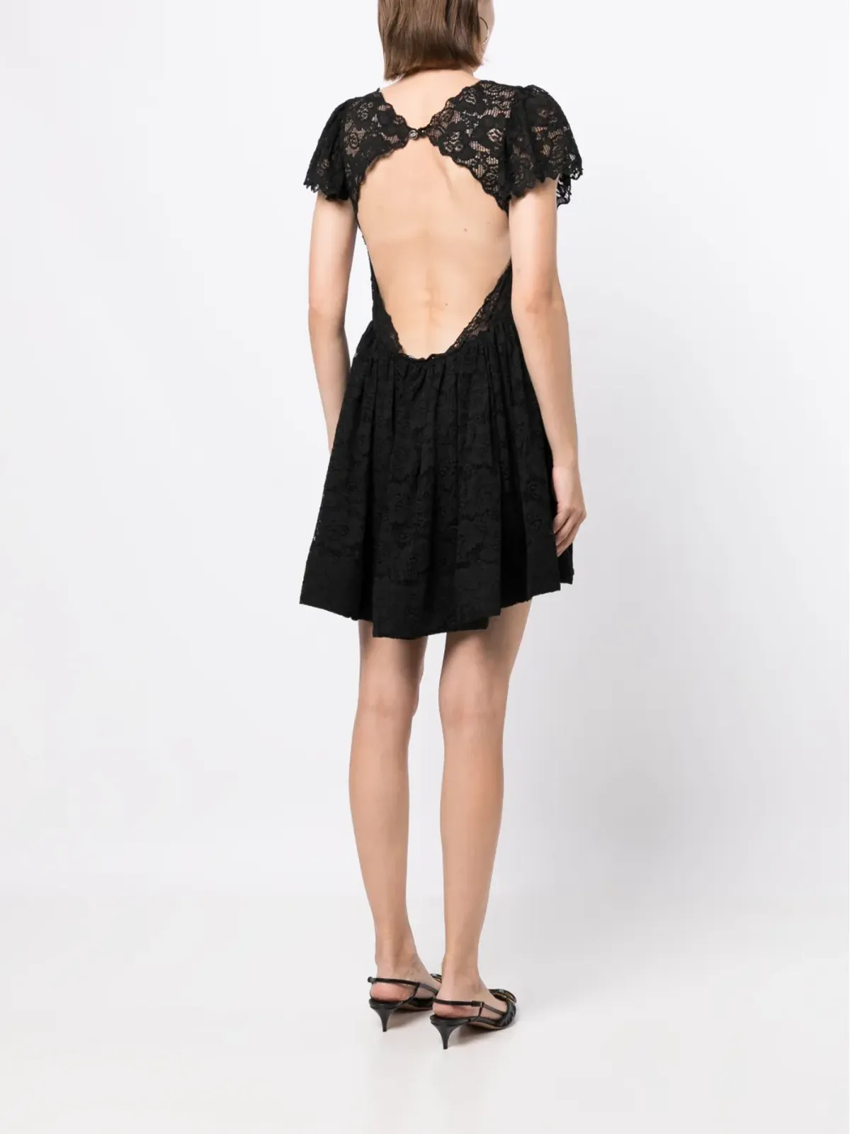 Caroline Constas マルグリット レース ミニドレス - 画像4