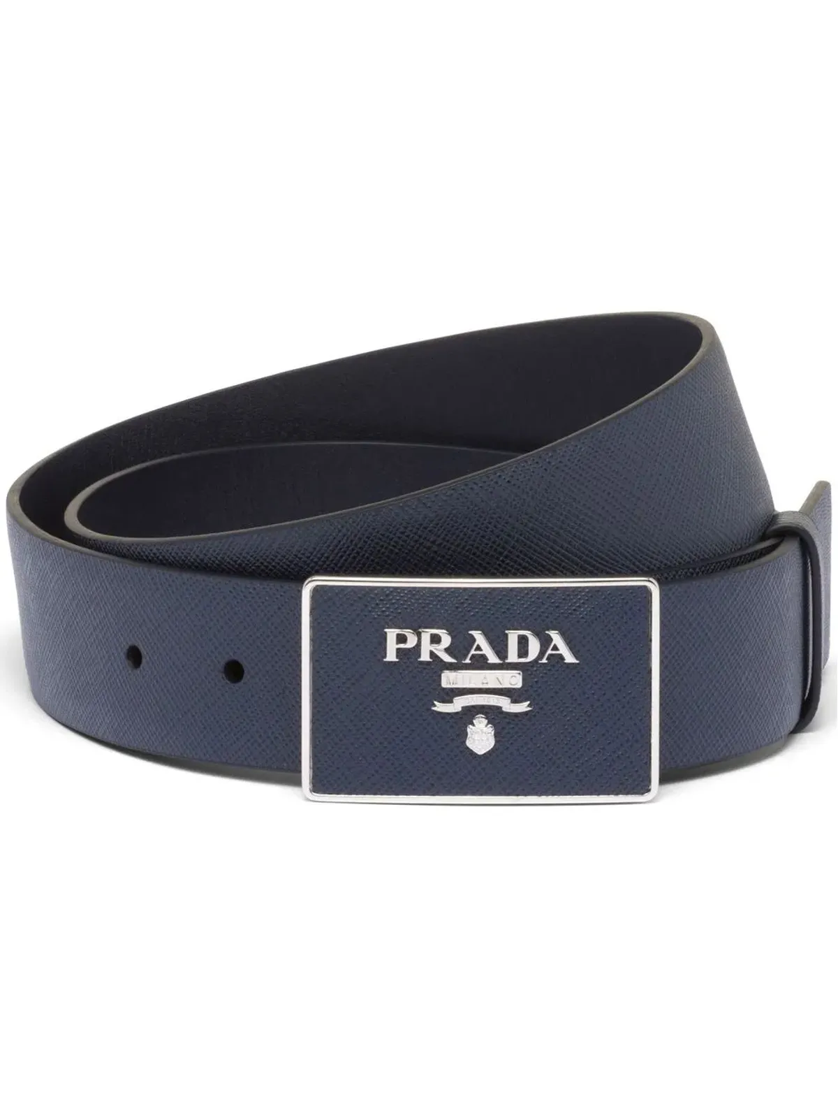 Prada レザー ベルト - ブルー - 画像1