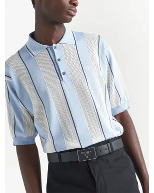 Prada ロゴプレート レザーベルト - サムネイル4