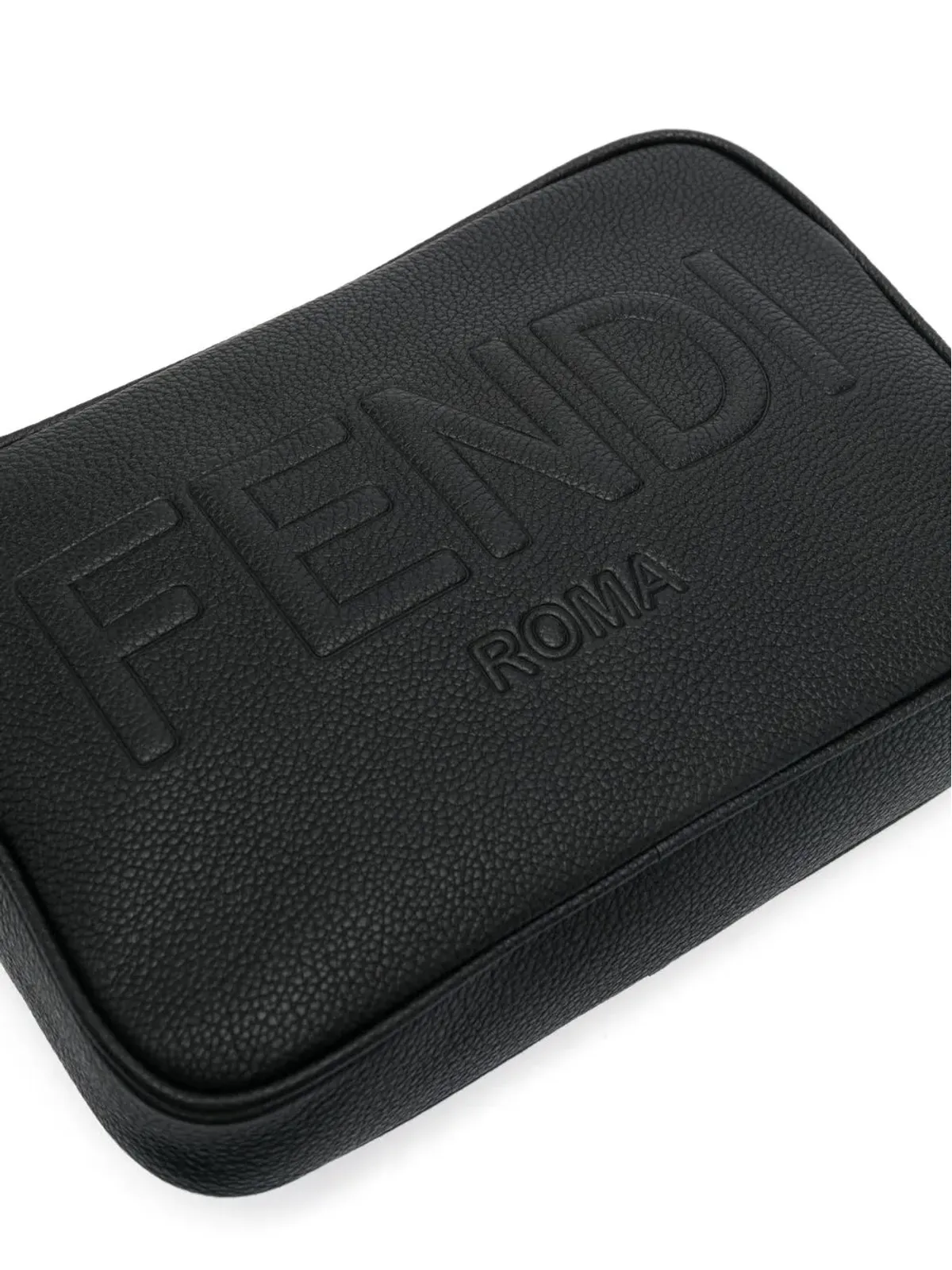 FENDI エンボスロゴ ショルダーバッグ（ブラック） - 画像4