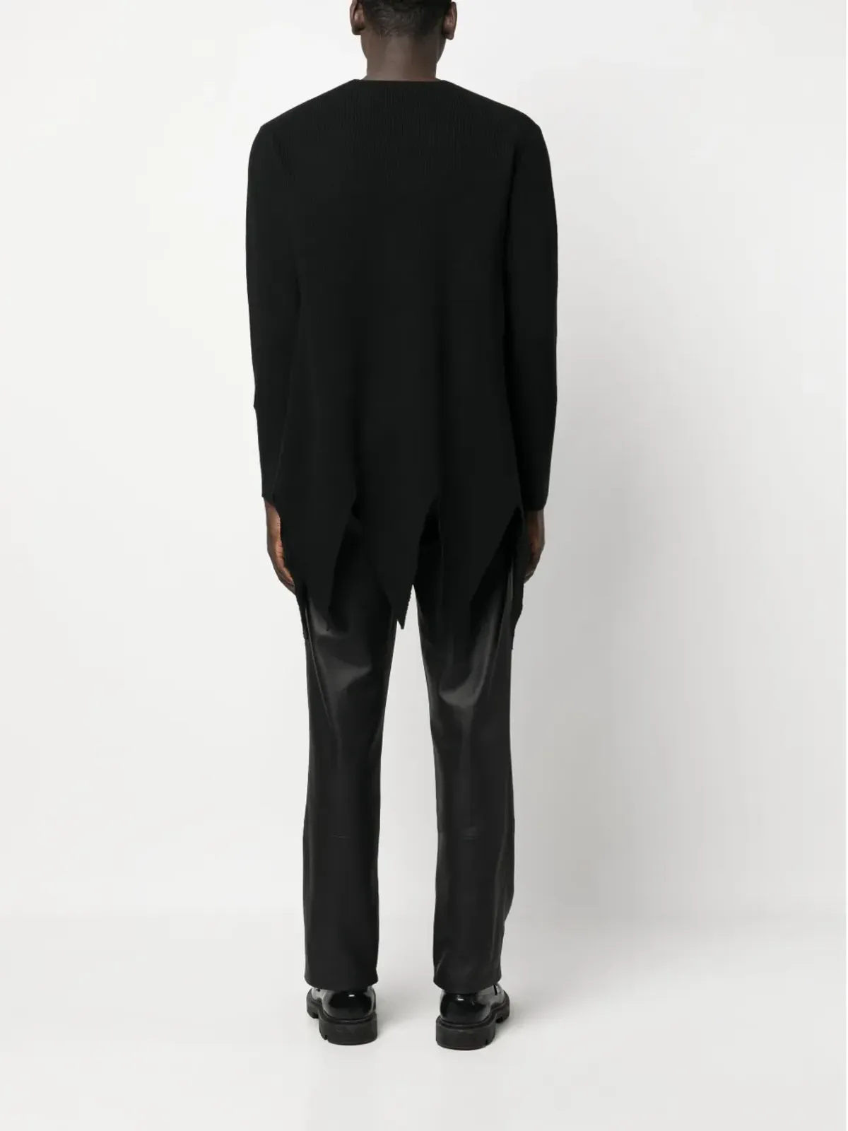 Comme des Garçons Homme Plus カットアウトディテール アシンメトリ―ジャンパー - 画像4
