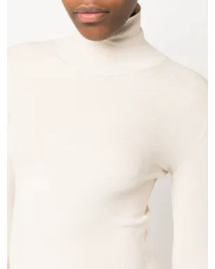 Balenciaga ハイネック編みミディドレス - サムネイル5