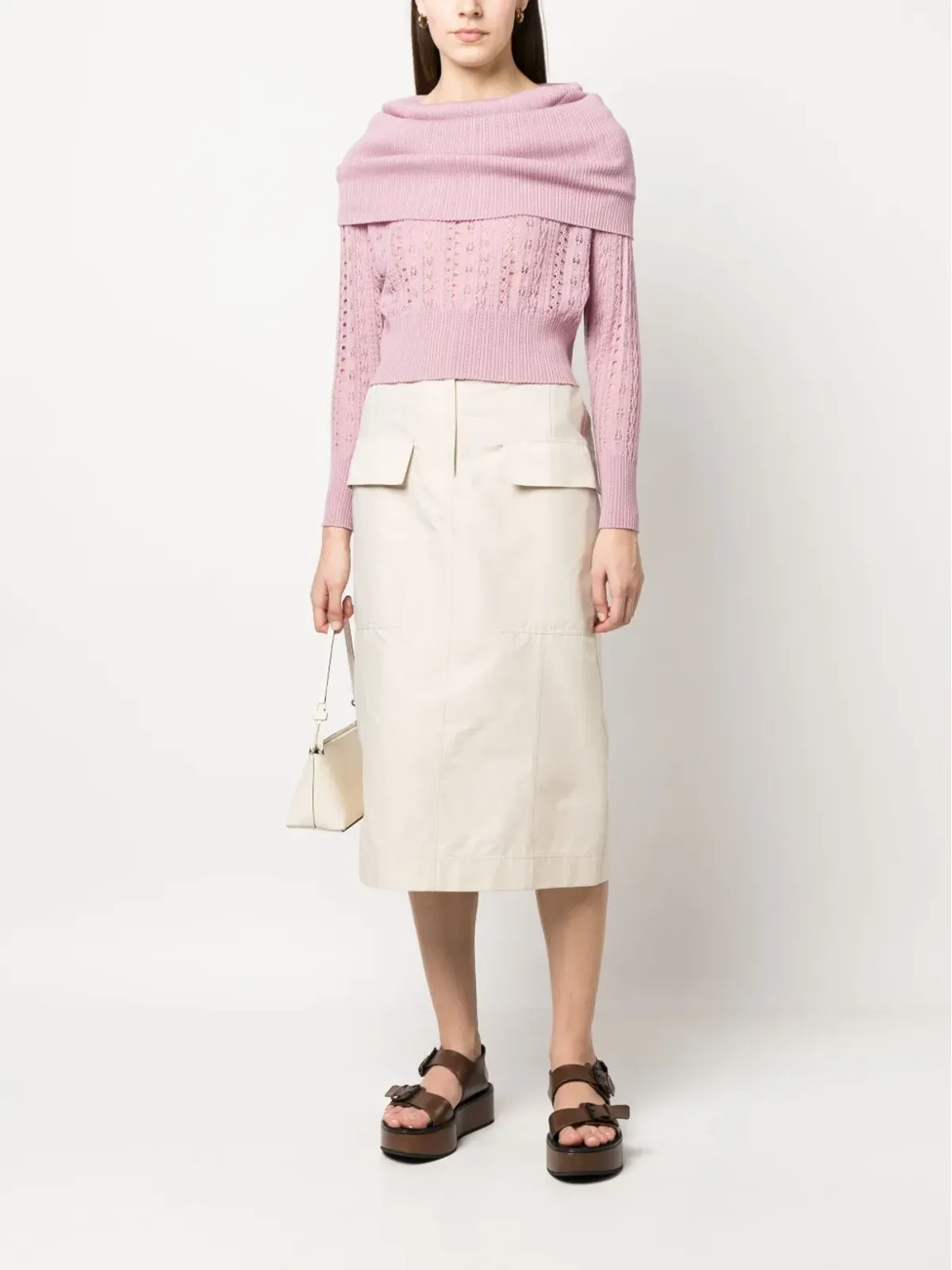 Christian Dior Pre-Owned ロールネックニットトップ - 画像2