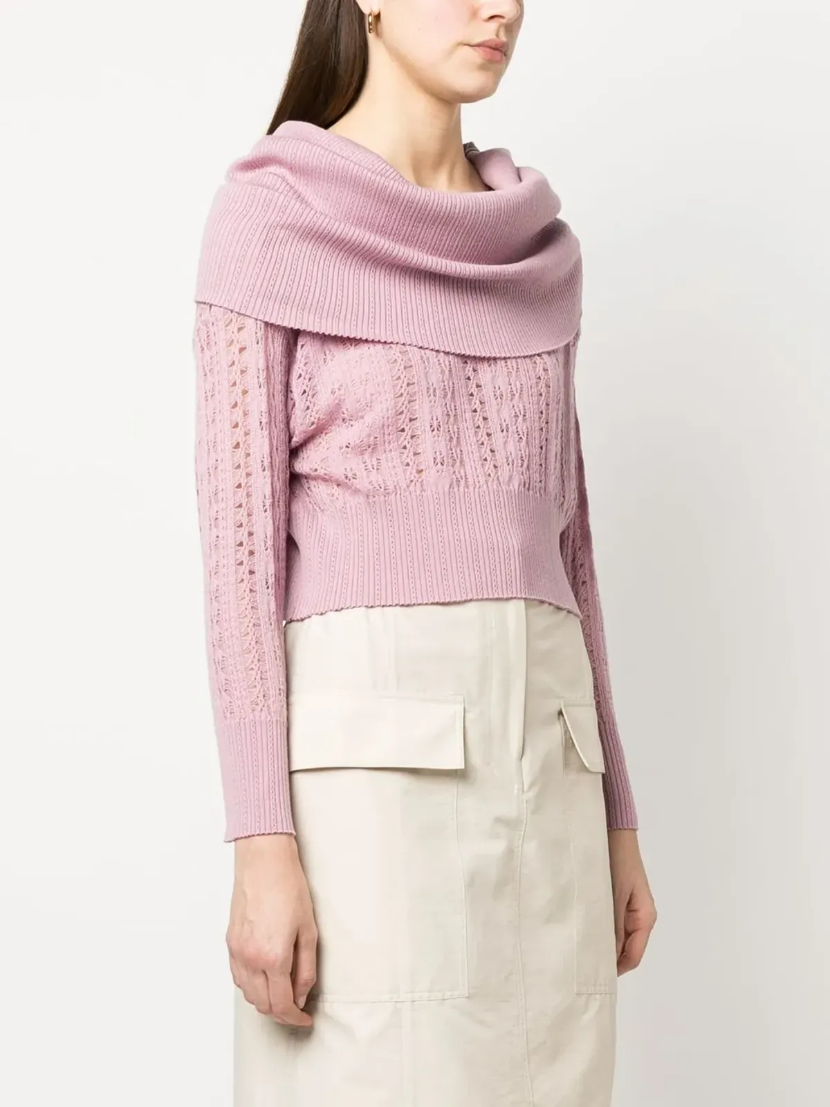 Christian Dior Pre-Owned ロールネックニットトップ - 画像3