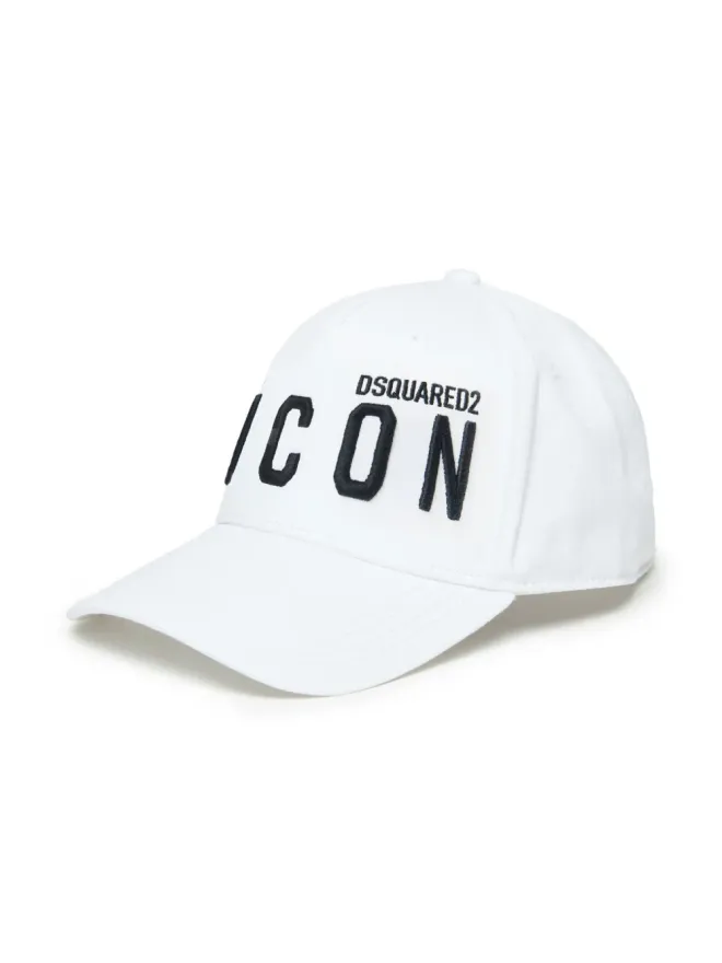 DSQUARED2 KIDS DSQUARED2 KIDS アイコンロゴ刺繍 ベースボールキャップ - Whiteの商品画像