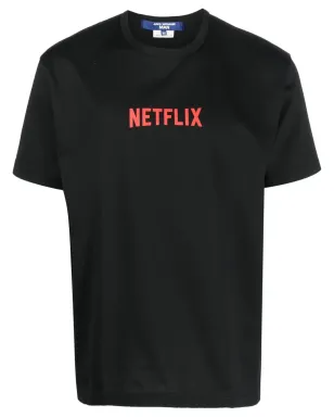 Junya Watanabe MAN Netflixプリント コットン Tシャツ - サムネイル1