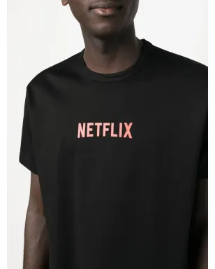 Junya Watanabe MAN Netflixプリント コットン Tシャツ - サムネイル5