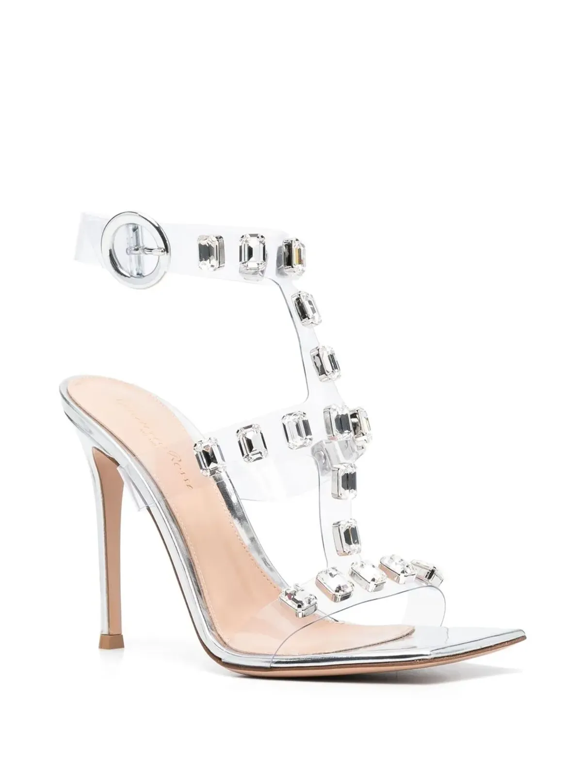 Gianvito Rossi クリスタル装飾サンダル - 画像2