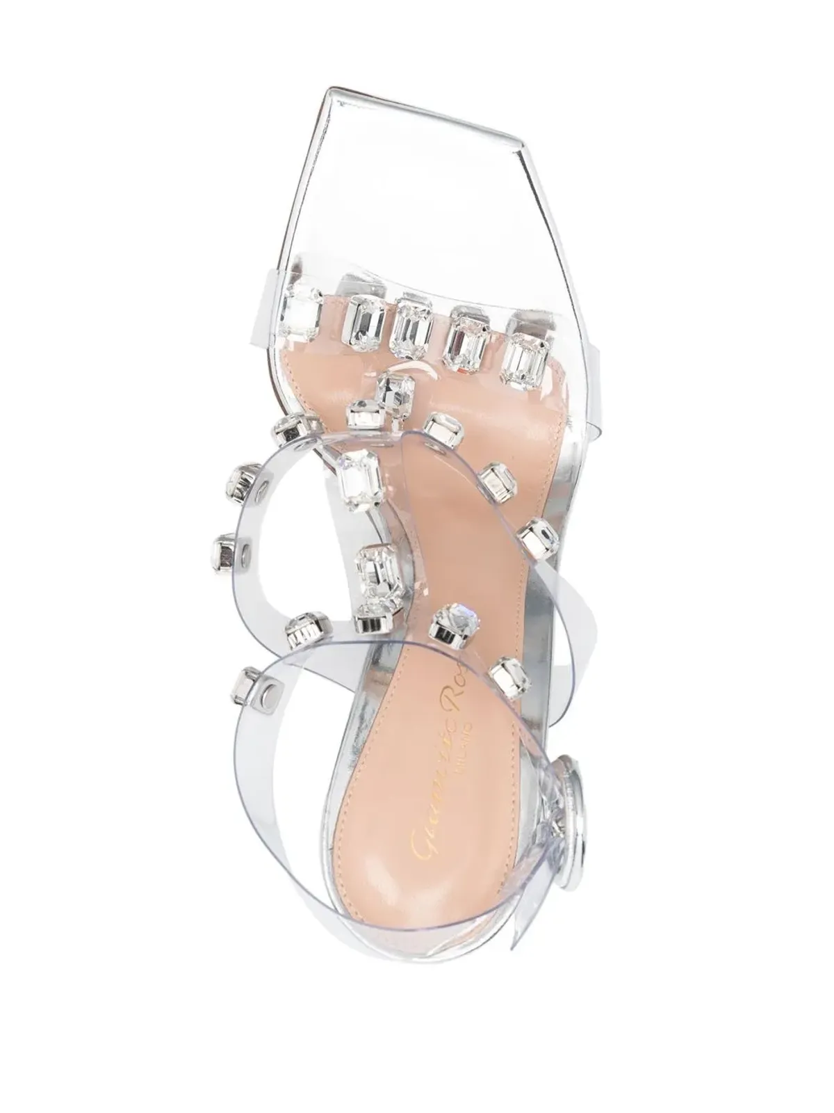 Gianvito Rossi クリスタル装飾サンダル - 画像4