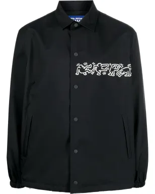 Junya Watanabe MAN キース・ハリング・プリント シャツジャケット - Black - サムネイル1