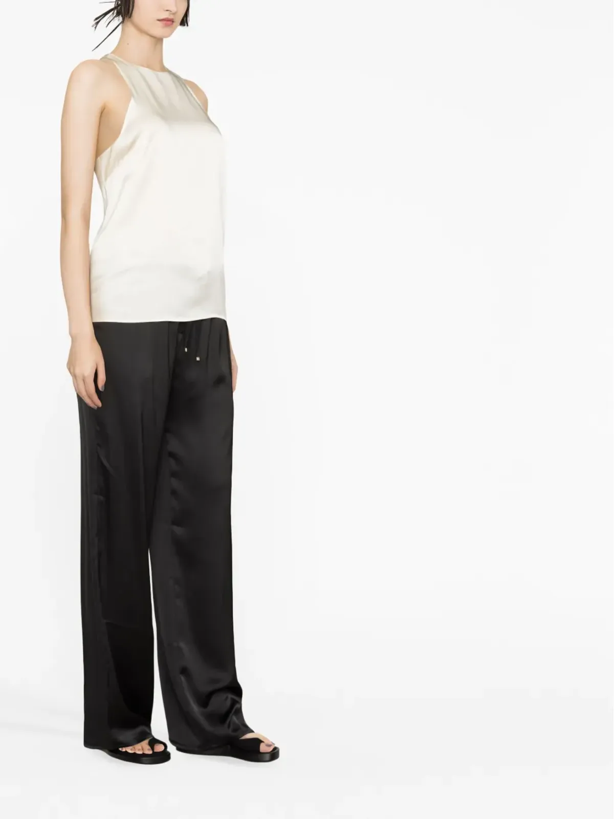 LouLou de Saison ツイストディテール レーサーバック シルクトップ - 画像4