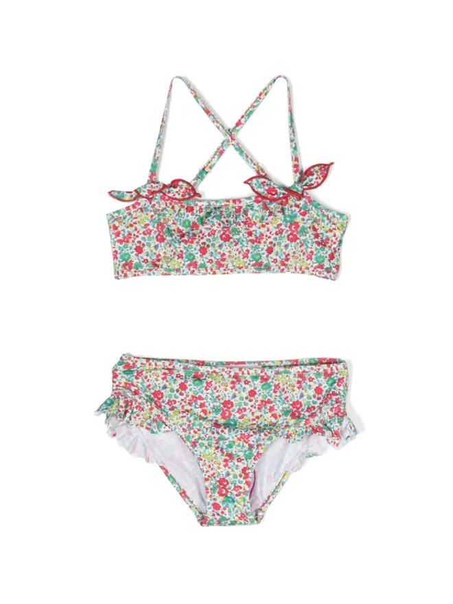 Bonpoint Bonpoint 花柄プリントビキニセット - グリーンの商品画像