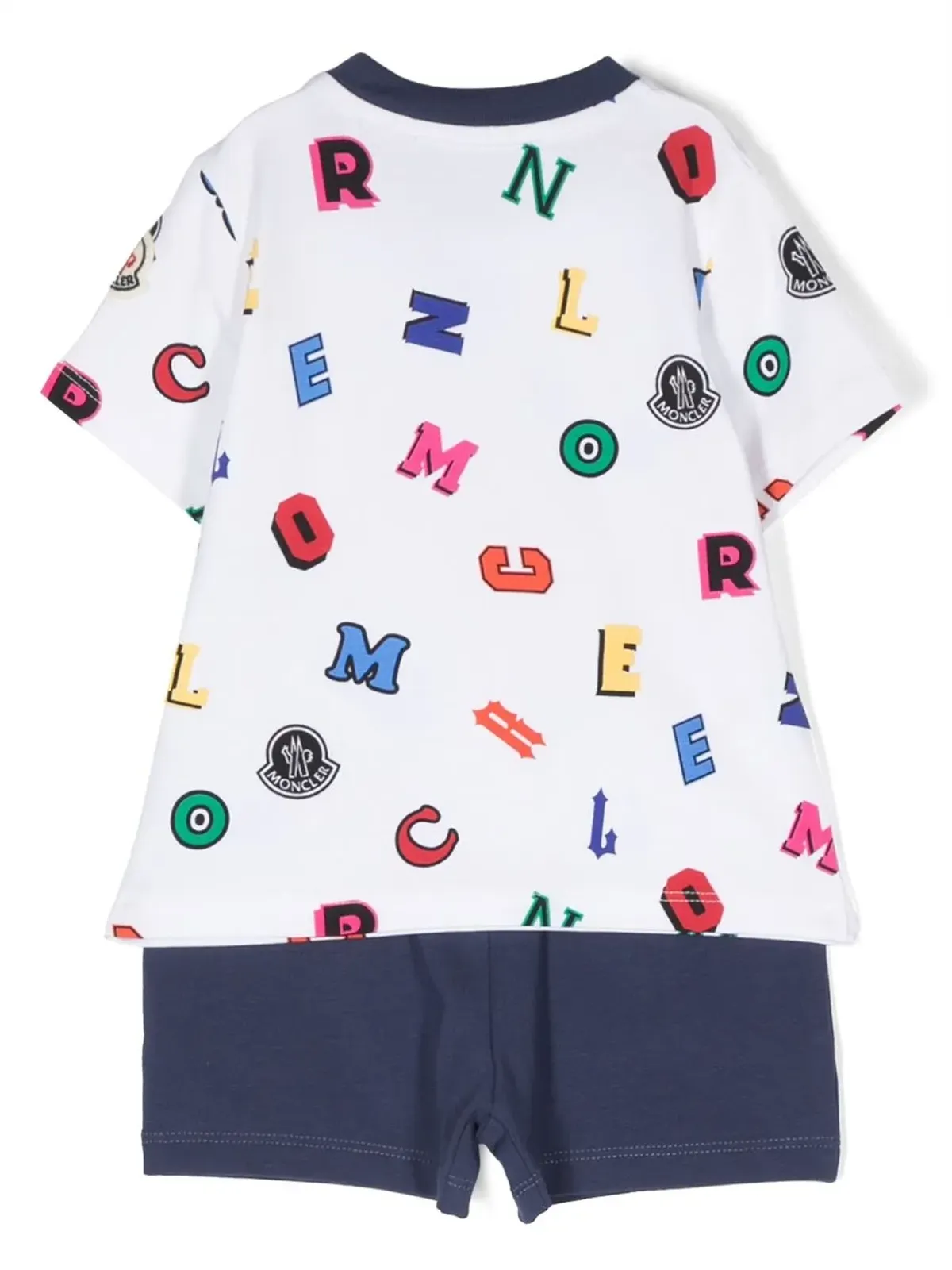 Moncler Enfant グラフィックプリントショートセット - 画像2