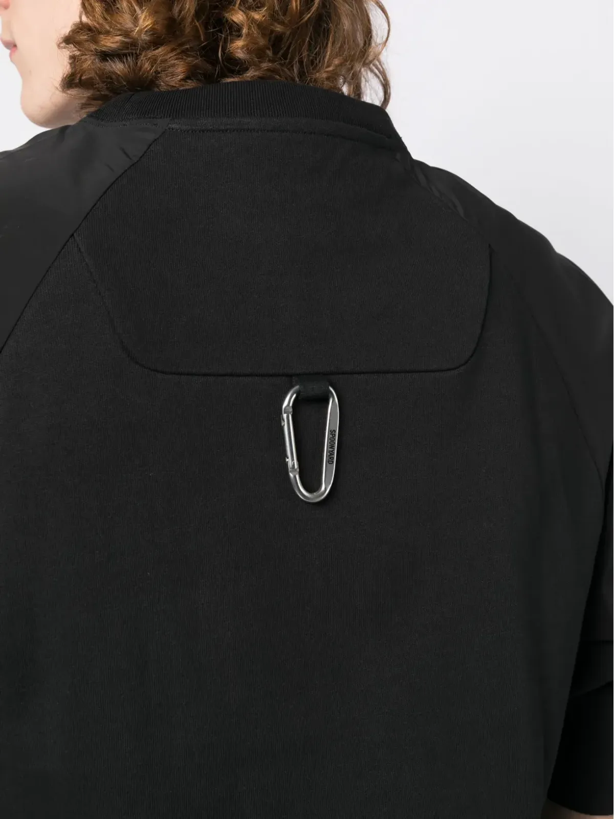 Spoonyard フックディテール 半袖Tシャツ ブラック - 画像5