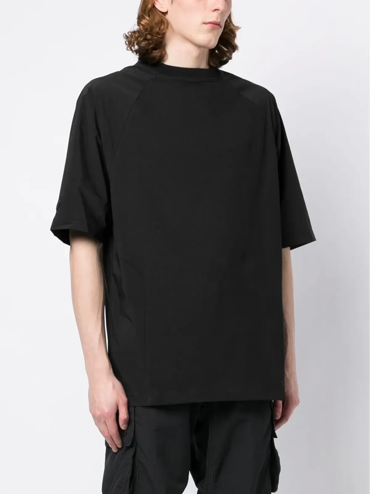 Spoonyard フックディテール 半袖Tシャツ ブラック - 画像3