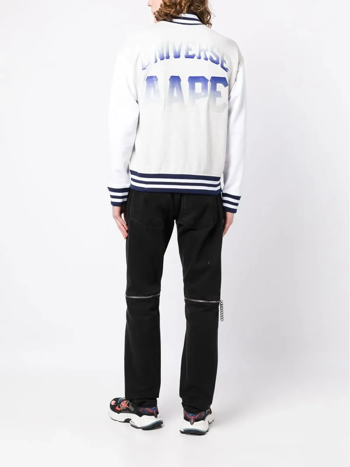 AAPE BY *A BATHING APE® ロゴプリント ボンバー ジャケット - 画像2