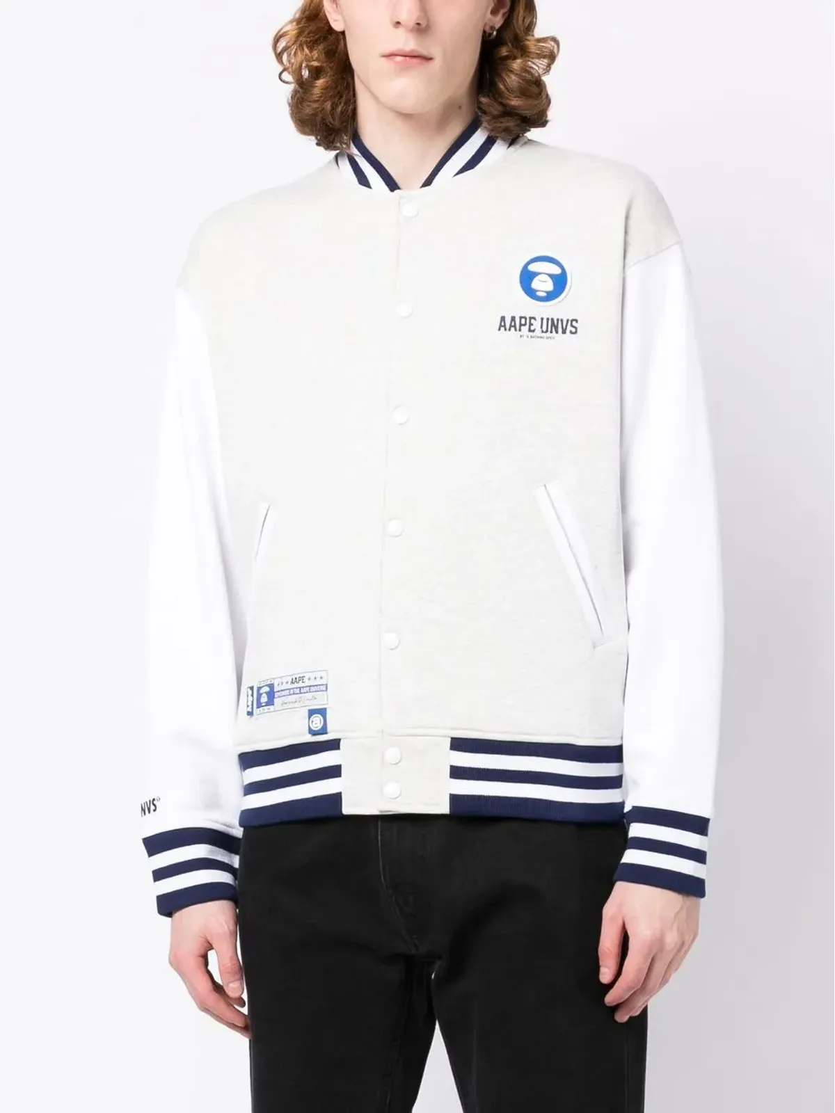 AAPE BY *A BATHING APE® ロゴプリント ボンバー ジャケット - 画像3