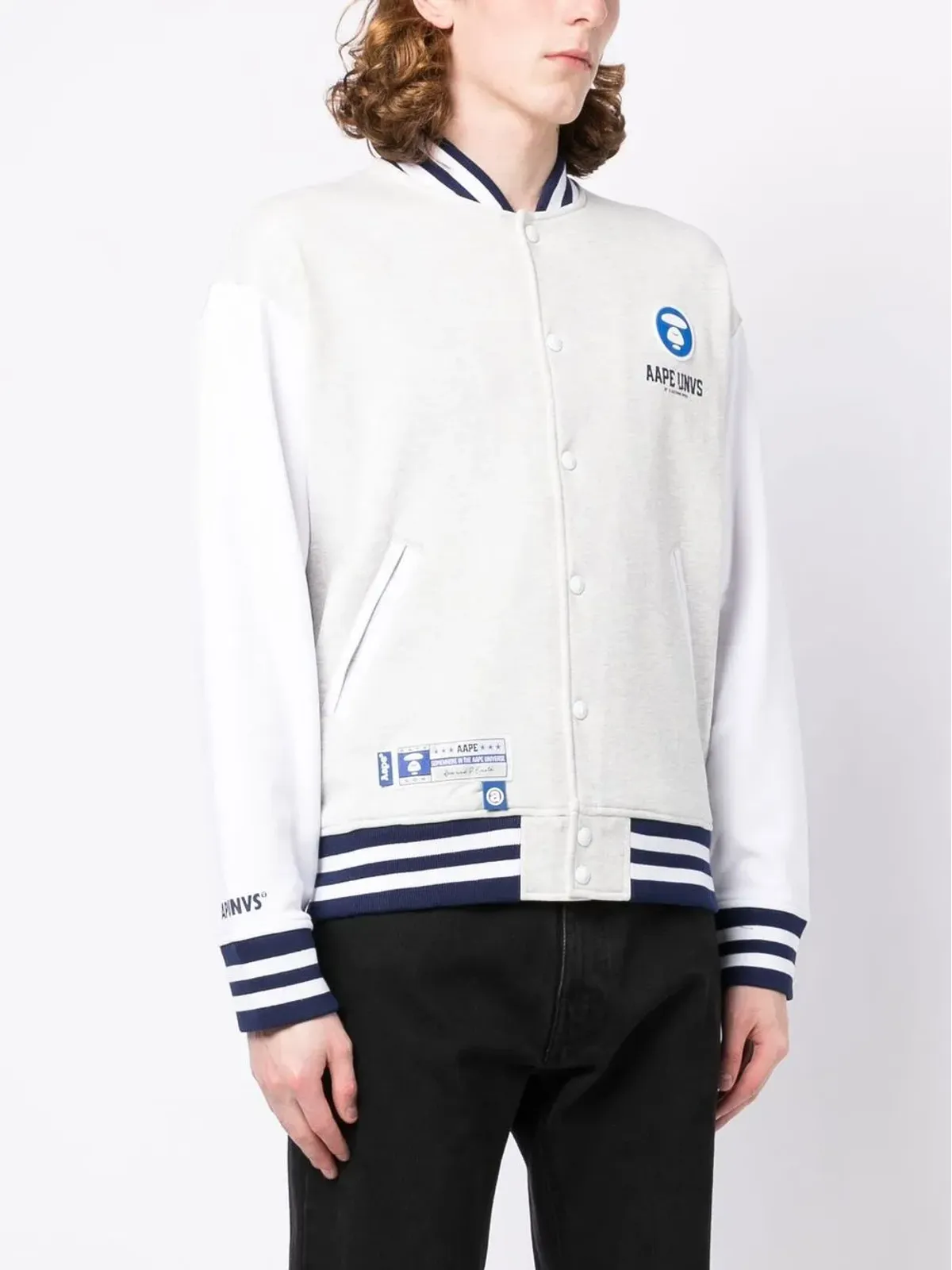 AAPE BY *A BATHING APE® ロゴプリント ボンバー ジャケット - 画像4