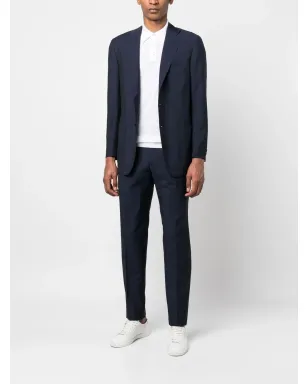 Kiton シングルブレスト テーラードスーツ ブルー - サムネイル2