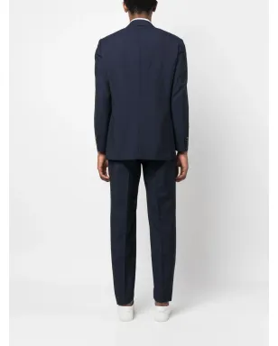Kiton シングルブレスト テーラードスーツ ブルー - サムネイル4