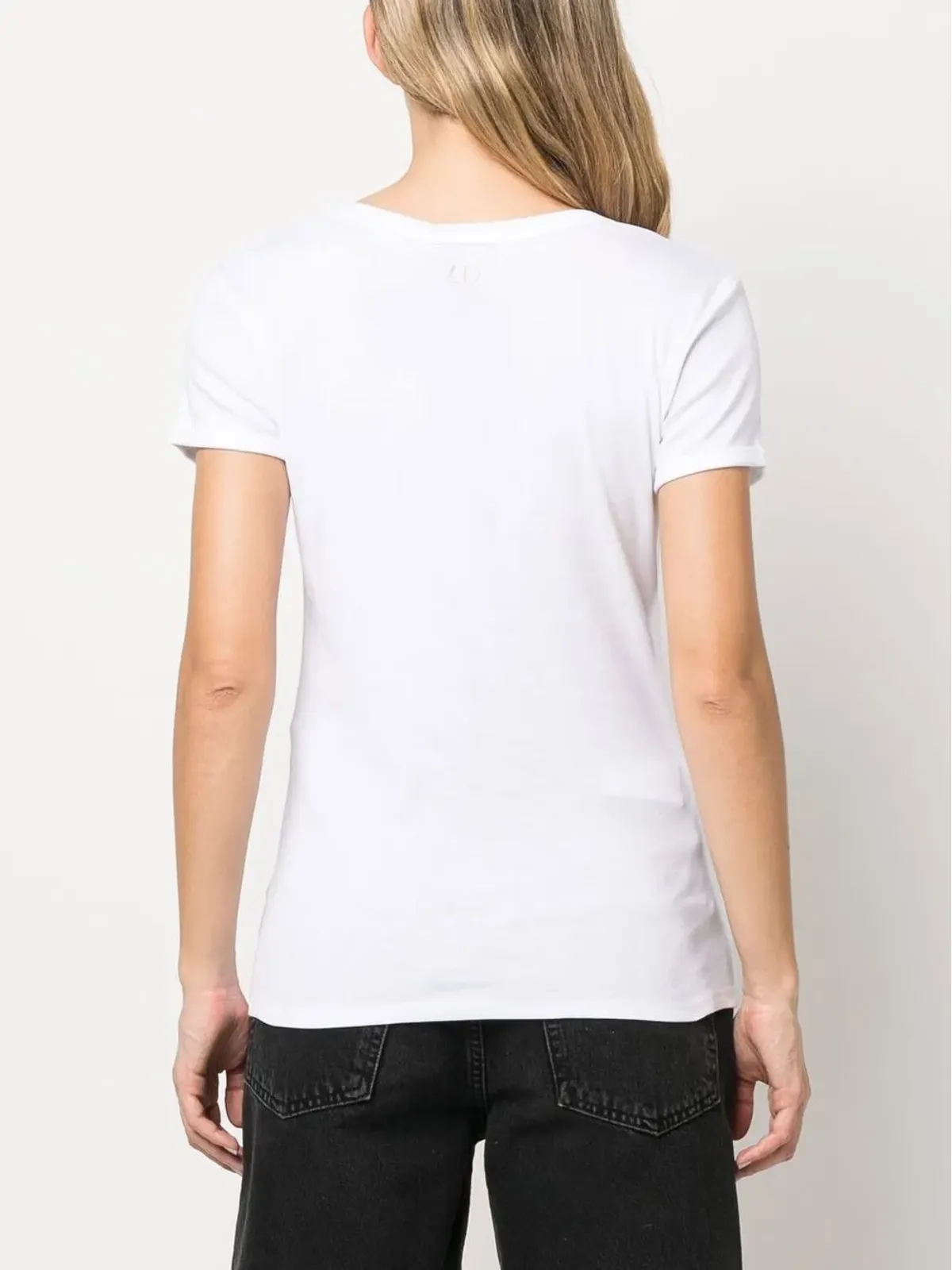 TWINSET ロゴディテール コットンTシャツ - 画像4