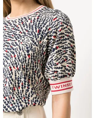 TWINSET ハートプリント ロゴディテール Tシャツ - サムネイル5