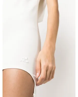 Courrèges カットアウトサスペンダー付きミニドレス - サムネイル5