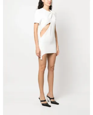 Courrèges カットアウトサスペンダー付きミニドレス - サムネイル3