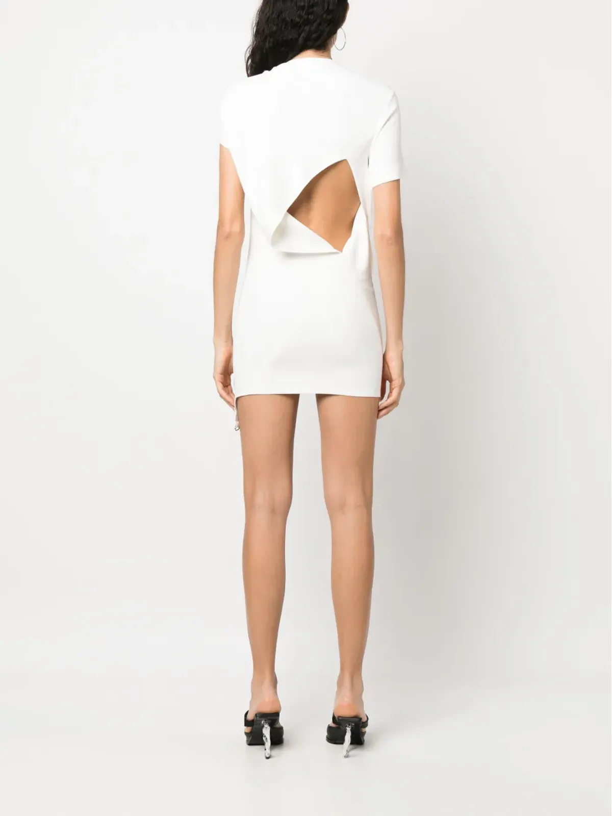 Courrèges カットアウトサスペンダー付きミニドレス - 画像4