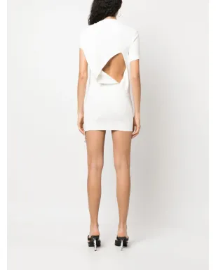 Courrèges カットアウトサスペンダー付きミニドレス - サムネイル4