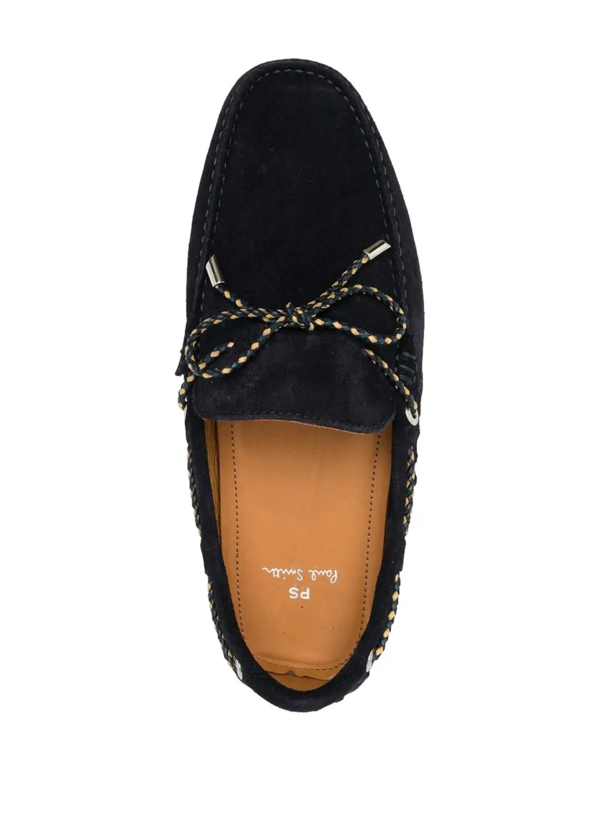 PS Paul Smith ロープディテール スエード ローファー - ブルー - 画像4