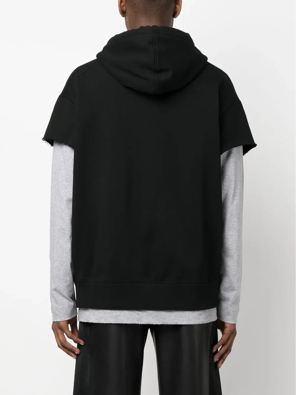 Givenchy ロゴプリント レイヤードフーディー - 画像4