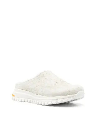 Diemme Maggiore crackled leather slides - サムネイル2