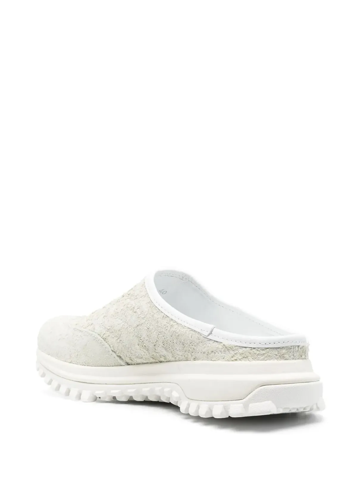 Diemme Maggiore crackled leather slides - 画像3