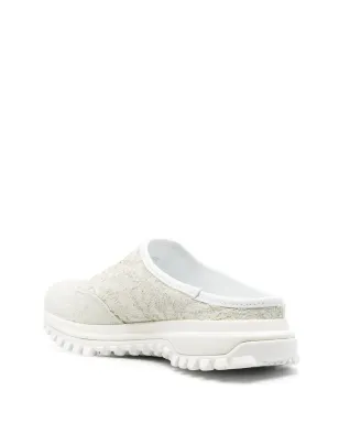 Diemme Maggiore crackled leather slides - サムネイル3