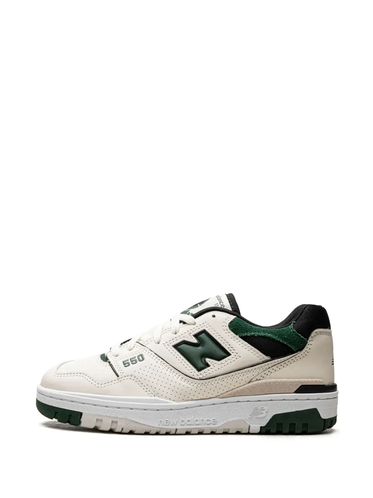 New Balance 550 Sea Salt Pine Green スニーカー - 画像5
