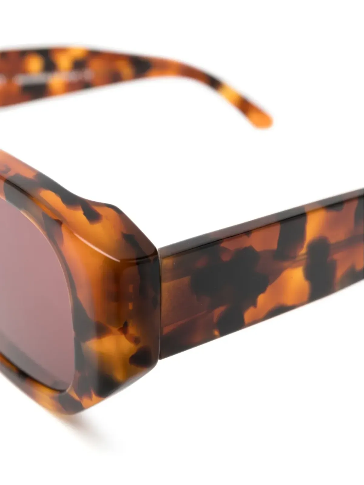 Thierry Lasry スクエアフレームサングラス - ブラウン - 画像3