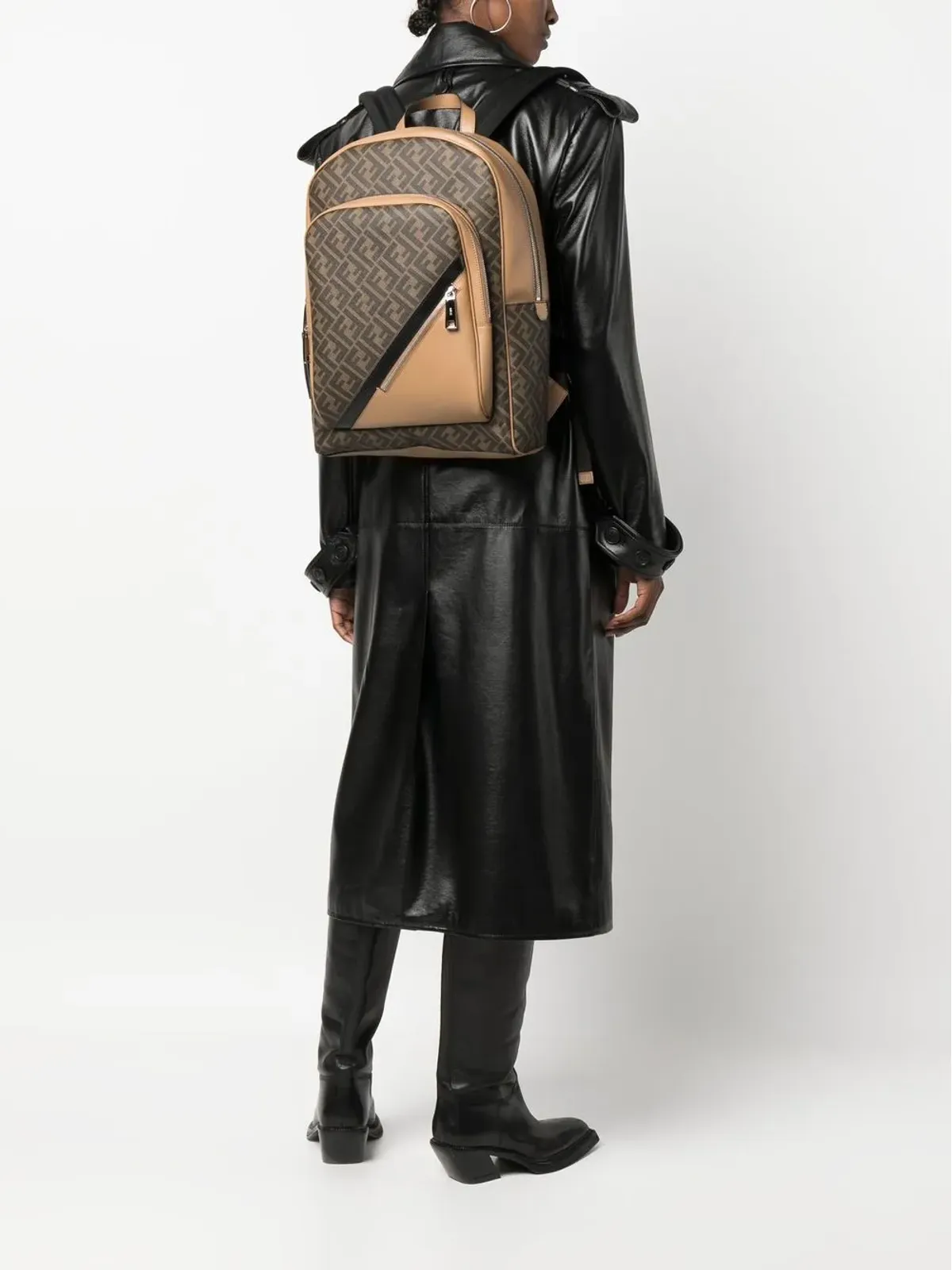 FENDI モノグラムパターンバックパック - 画像2