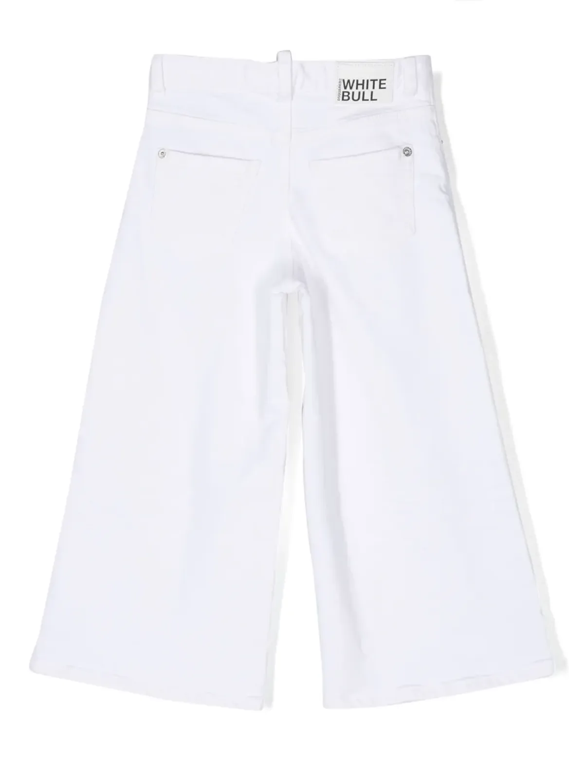 DSQUARED2 KIDS ワイドレッグ コットンパンツ - 画像2