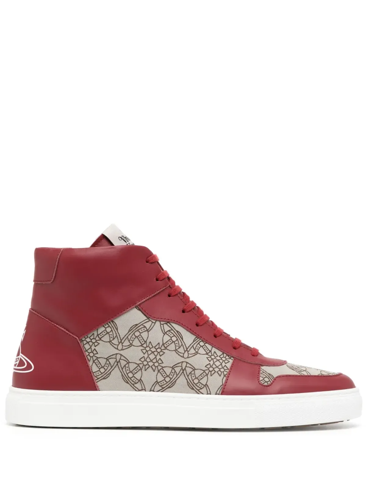 Vivienne Westwood Orbロゴ ハイカットスニーカー - 画像1