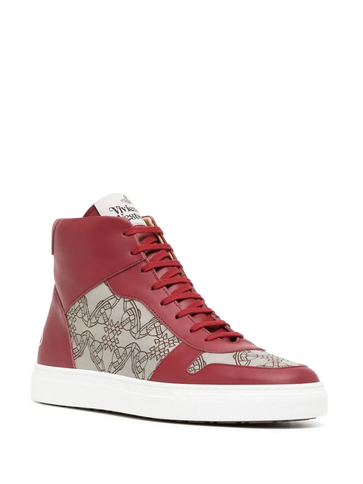 Vivienne Westwood Orbロゴ ハイカットスニーカー - 画像2