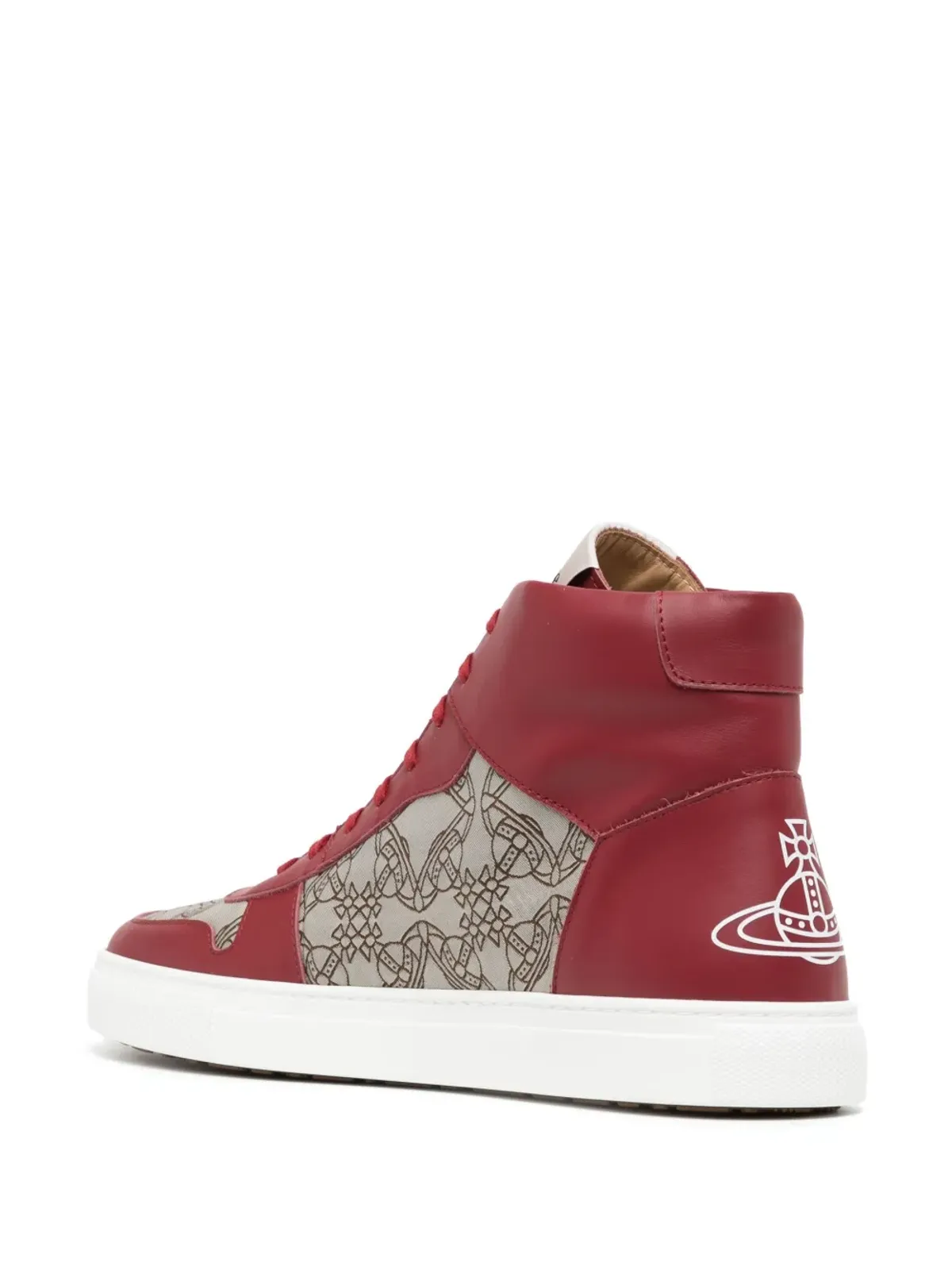 Vivienne Westwood Orbロゴ ハイカットスニーカー - 画像3