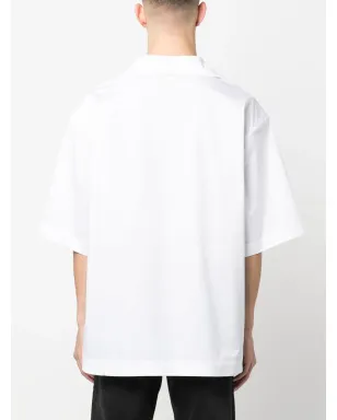 GCDS エンボスロゴ入り 半袖シャツ - White - サムネイル4