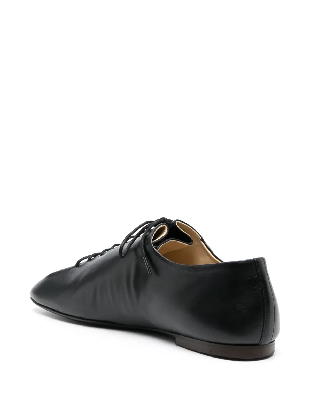 LEMAIRE Souris square-toe brogues - Black - 画像3