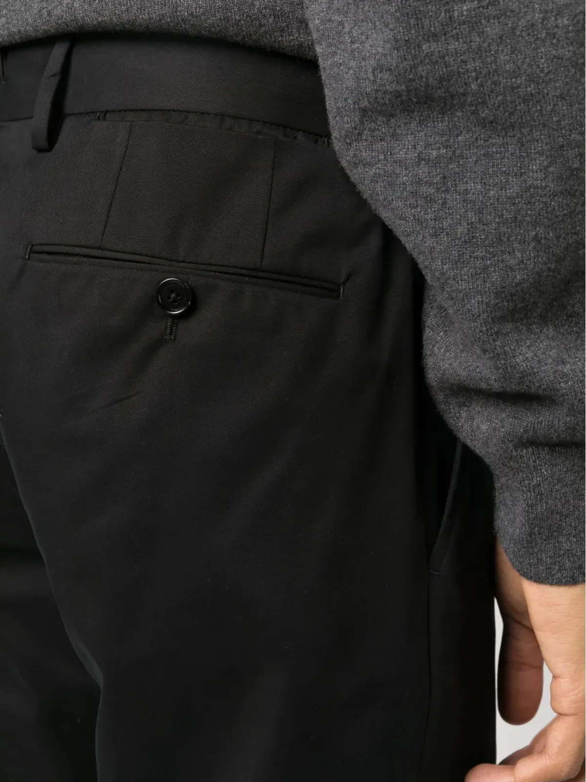 Zegna 4ポケットコットンチノパンツ - 画像5