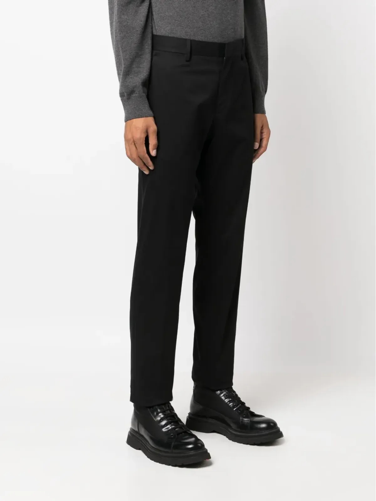 Zegna 4ポケットコットンチノパンツ - 画像3
