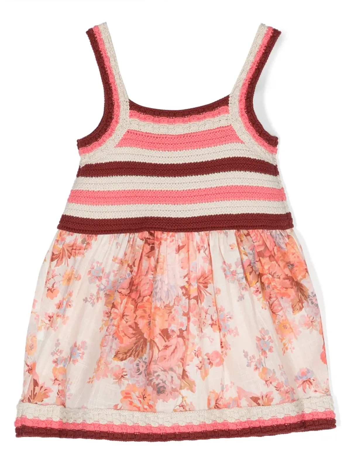 ZIMMERMANN Kids 花柄プリントの織りコットンドレス - 画像2