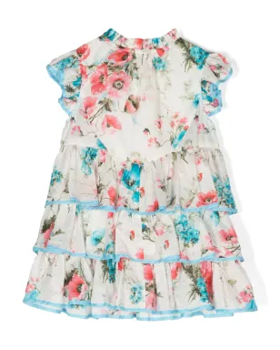 ZIMMERMANN Kids Halcyon 花柄ワンピース - サムネイル2